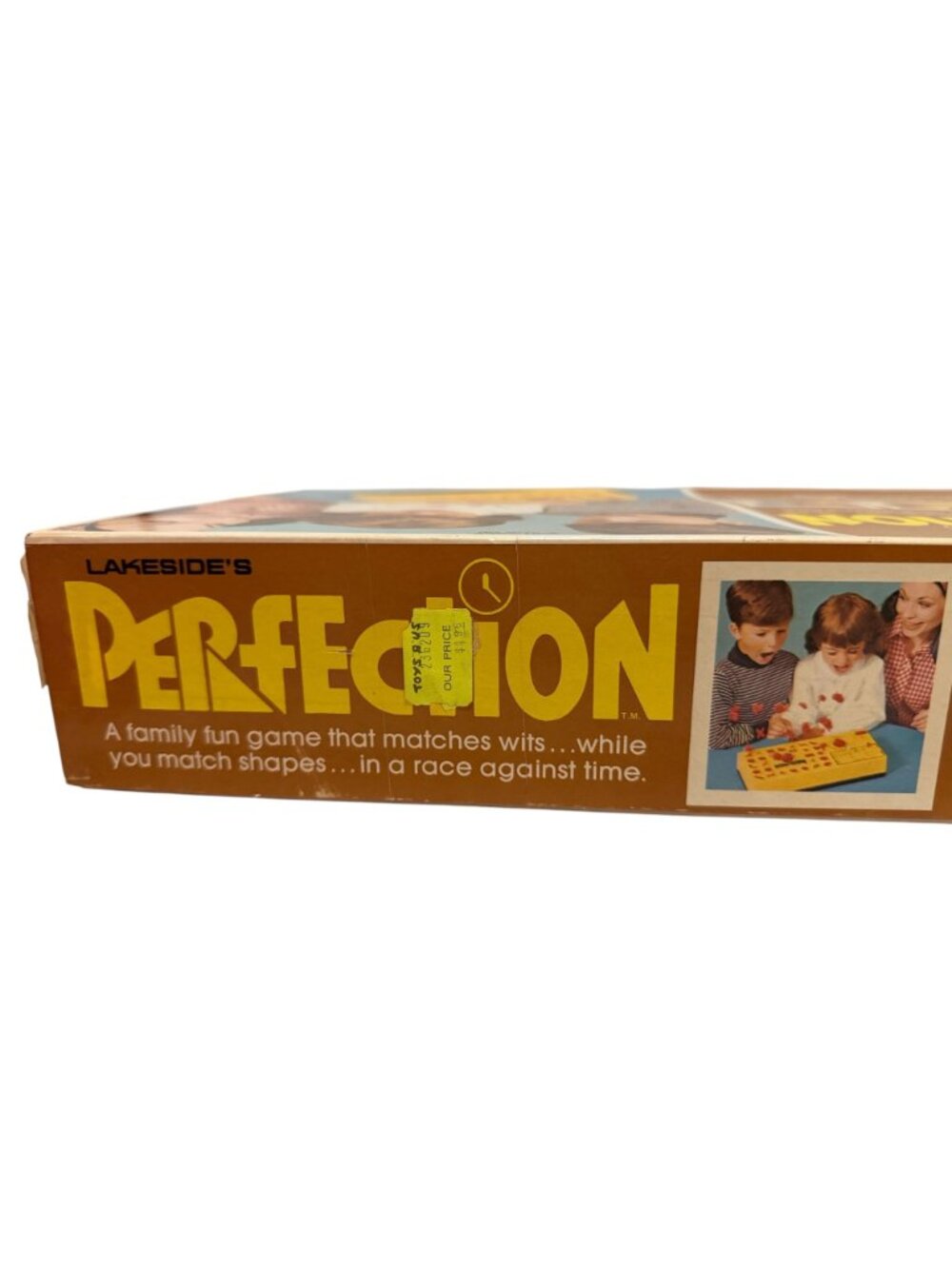 Vintage Lakeside Perfection Game Yellow & Red Timer Puzzle Shapes 1973 Works - Picture 6 of 8